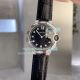 Replica Ballon Bleu De Cartier Watch Black Dial Black Leather band  Diamonds Bezel  36mm (7)_th.jpg